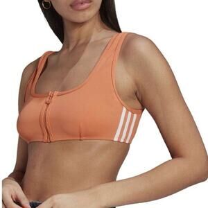 Adidas Orange Adicolor Classics Primeblue Bikini Top Womens M Sporty Y2K Retro